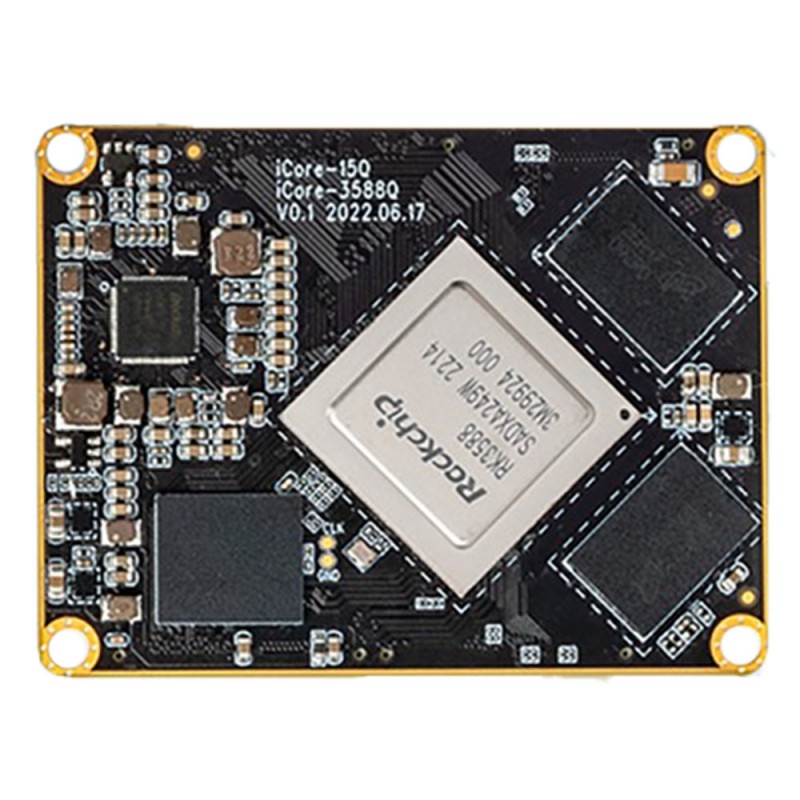 iCore-3588Q 8K AI Core Board Rockchip RK3588 Octa-Core 64-Bit Processor BTB Port Supporting ,Multiple Hard Disks, Gigabit Ethernet, WiFi6, 5G/4G iCore-3588Q 8K AI Core Board Rockchip RK3588 Octa-Core 64-Bit Processor BTB Port Supporting ,Multiple Hard Disks, Gigabit Ethernet, WiFi6, 5G/4G