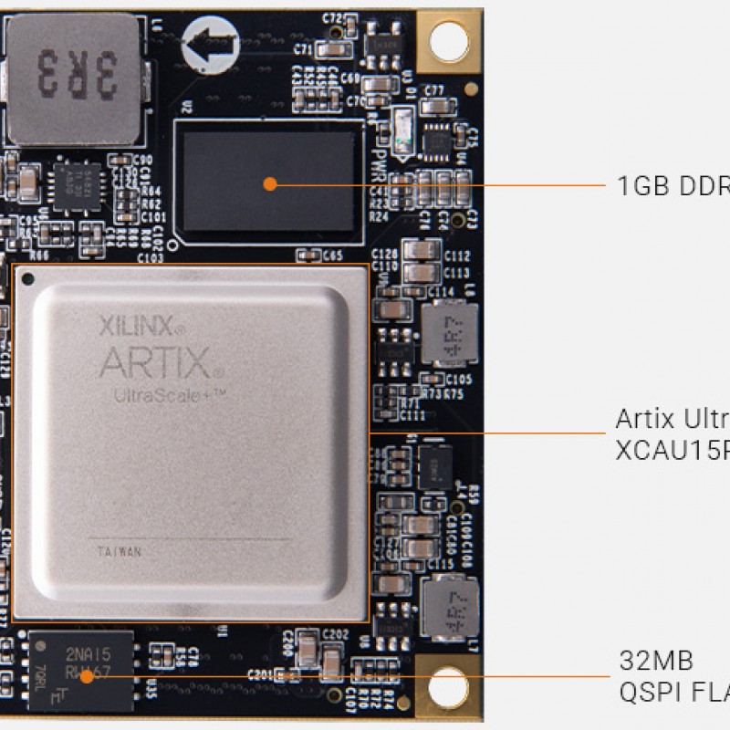 ACAU15 FPGA SoM with AMD Artix™ UltraScale+ XCAU15P