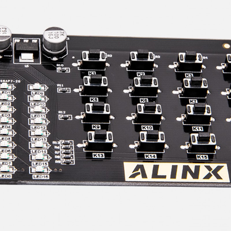Matrix button and LED expansion module AN0404
