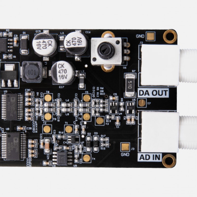 AN108 8bit 32MSPS AD to125MSPS DA module