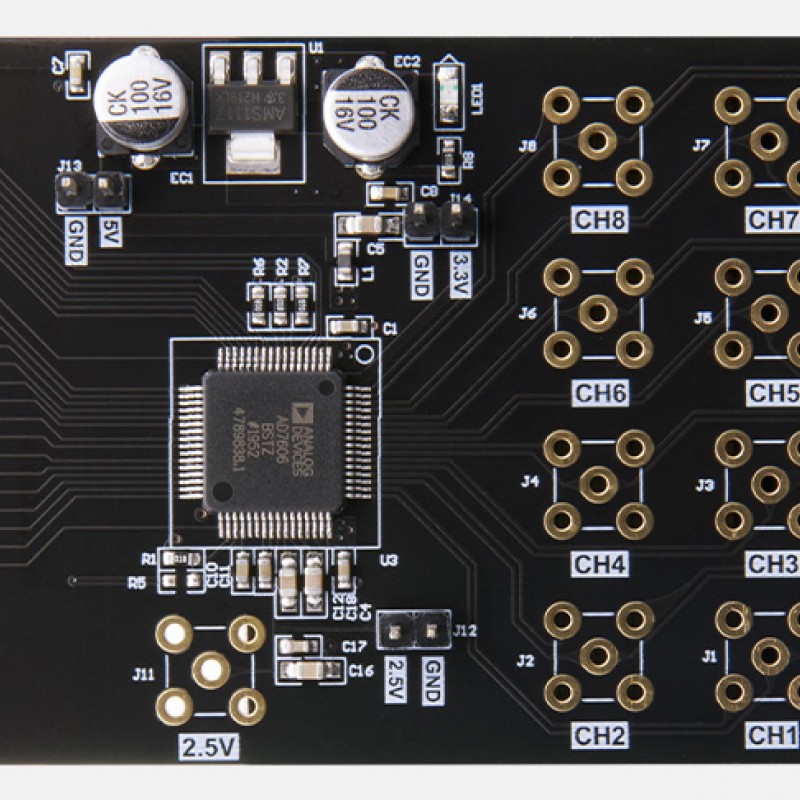 AN706 16bit 200ksps Synchronous Sampling AD7606 AD Module
