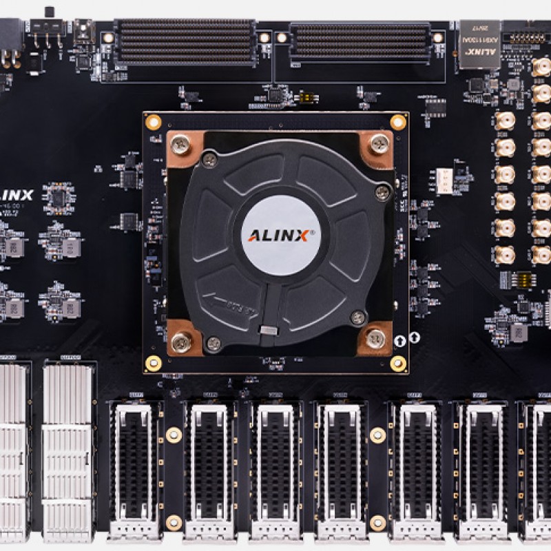AXVU9G FPGA Dev Board & Kit with AMD Virtex US+ XCVU9P