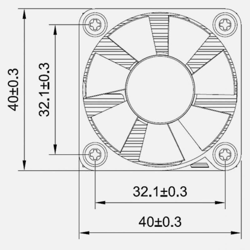 FAN4040 Heatsink Kit