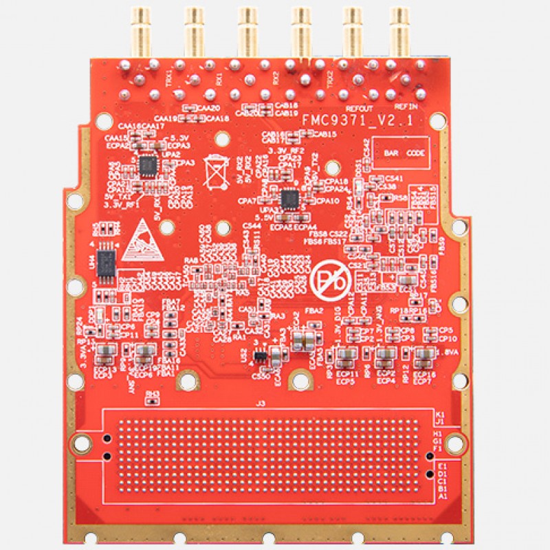 FH7000 16bit/14bit ADC AD9371 Communication RF FMC HPC Card