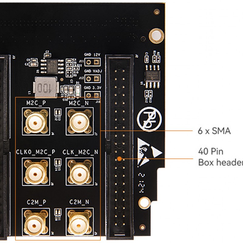 FL1010 40 Pin Expansion port  FMC LPC Board