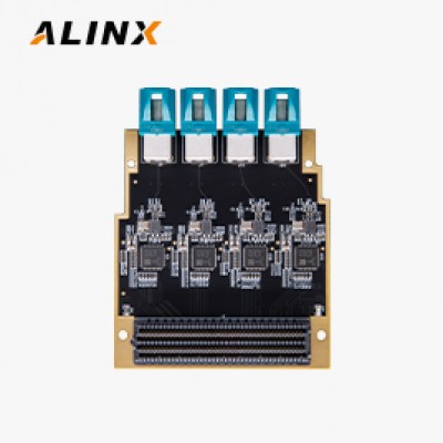 FL3113 4-Port 1000BASE-T1 Automotive Ethernet Module FMC Card
