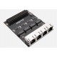 FL9031 4-channel Gigabit Ethernet LPC FMC Card