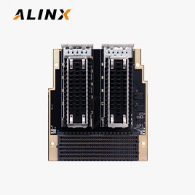 FP2508 2x100G QSFP28 Optical Fiber FMC+ Card