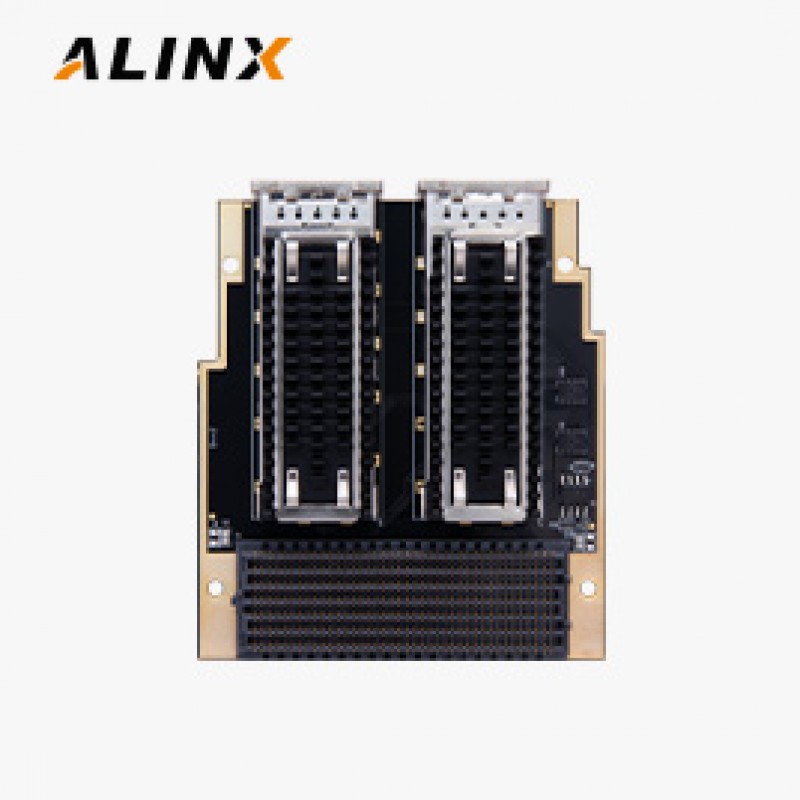 FP2508 2x100G QSFP28 Optical Fiber FMC+ Card