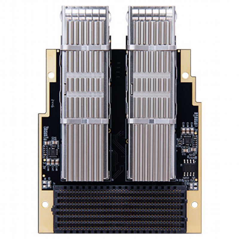 FP2516 2x200G  QSFP-DD Optical Fiber FMC+ Card