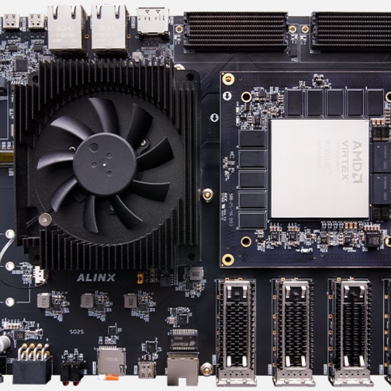 HEA13 FPGA Dev Board & Kit with AMD Virtex US+ XCVU13P
