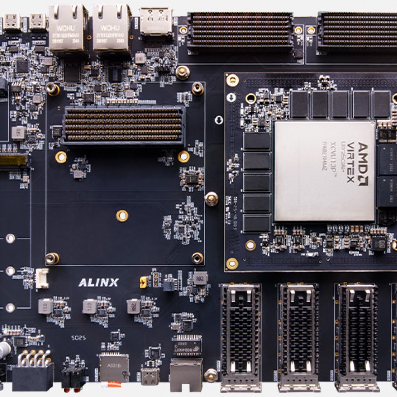 HEA13 FPGA Dev Board & Kit with AMD Virtex US+ XCVU13P