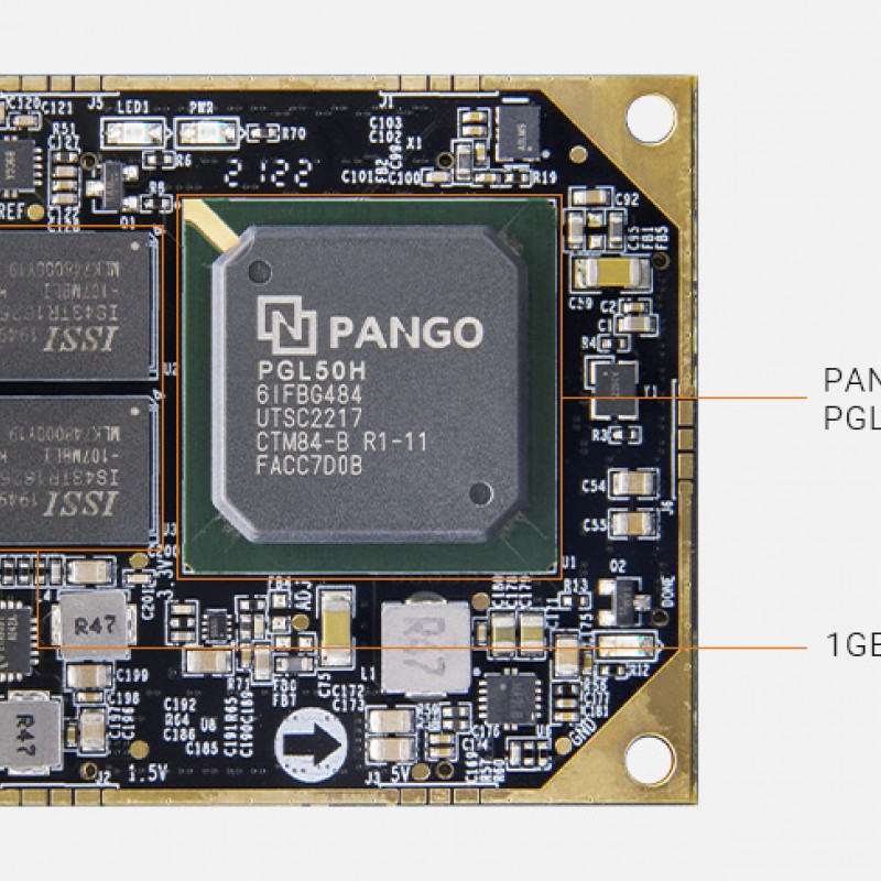 P50 FPGA SoM with Pango Logos PGL50H