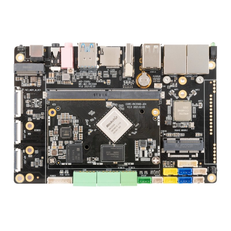 AIO-3568J Quad-Core ARM AI Motherboard
