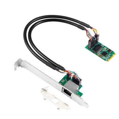 B+M Key M.2 to 2.5 Gigabit Ethernet Adapter (2500Mbps)