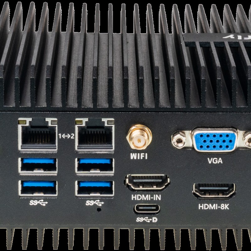 EC-A3588JQ Octa-Core AI Industrial Fanless Computer