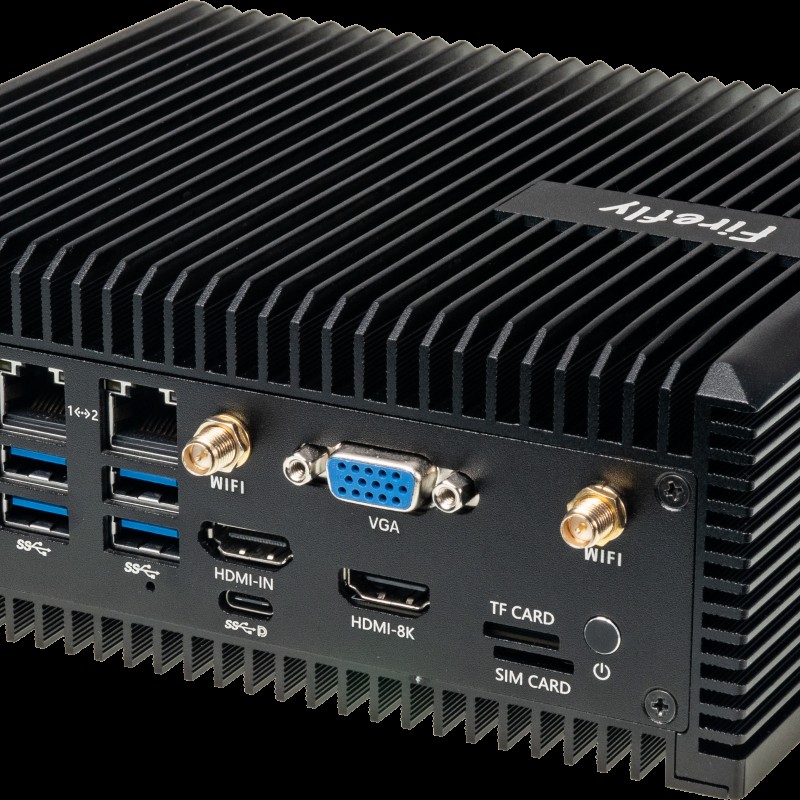 EC-A3588JQ Octa-Core AI Industrial Fanless Computer