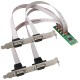 M.2 PCIe to Quad-Port RS232 Serial Port Expansion Card