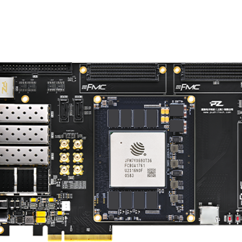 Puzhi FPGA Fudan Micro Virtex-7 V7690T Development Board