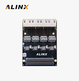 FL9031 4-channel Gigabit Ethernet LPC FMC Card