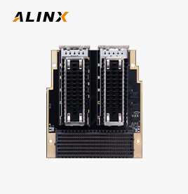 FP2508 2x100G QSFP28 Optical Fiber FMC+ Card
